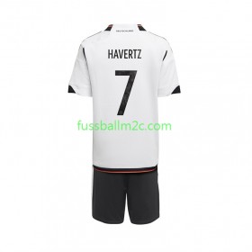 Fußballtrikots Deutschland Havertz 7 Kinder Heim Trikotsatz WM 2022